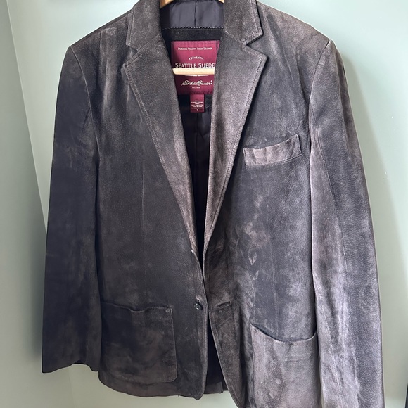 Eddie Bauer Suede jacket size Small - Picture 1 of 3
